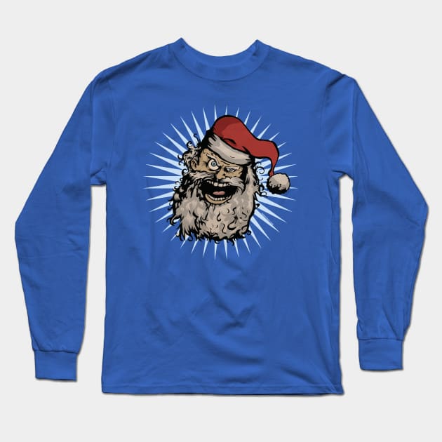 Pissed Santa! Long Sleeve T-Shirt by zerostreet